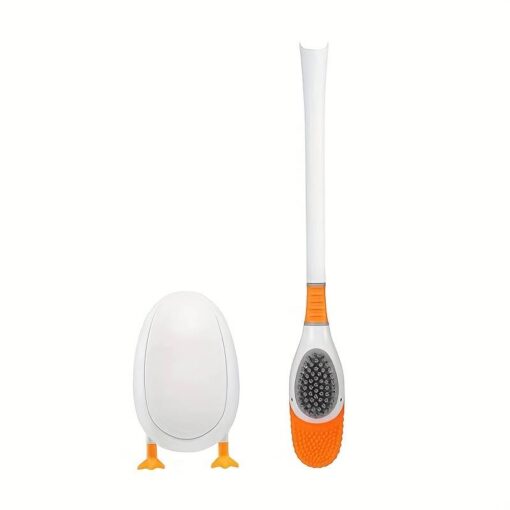 Duck Shape Toilet Brush With Holder - Image 9