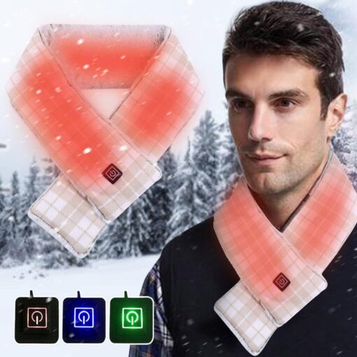 Plaid Electric Heating Scarf - Image 13