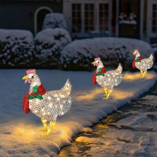 Outdoor Christmas Light-Up Animal Figure - Image 2