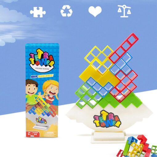 Tetra Tower Balance Stacking Toys - Image 4