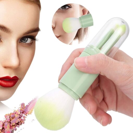 4 In 1 Portable Makeup Brush Set - Image 15