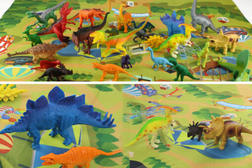 Dinosaur Toy Set With Mat - Image 3