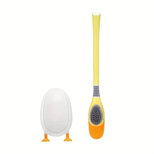 Duck Shape Toilet Brush With Holder - Image 11