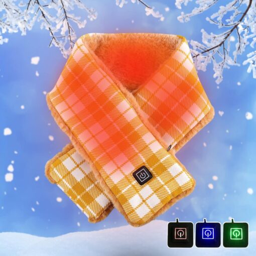 Plaid Electric Heating Scarf - Image 11