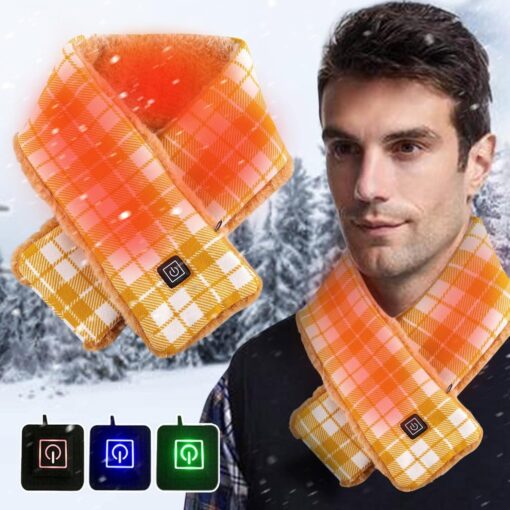 Plaid Electric Heating Scarf - Image 12