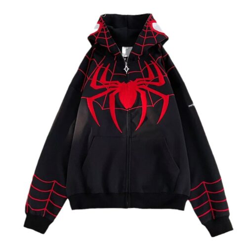 Unisex Full Zip Hooded Sweatshirts Jacket - Image 18