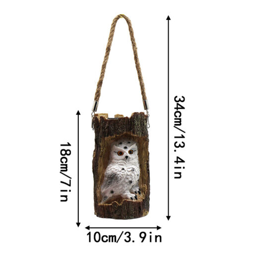 Solar Stump Owl Lamp - Image 18