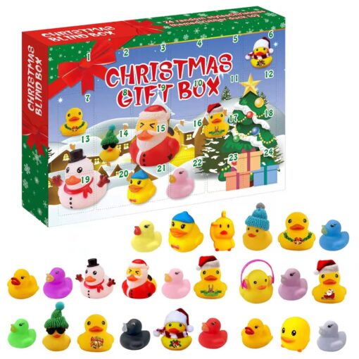 24pcs Advent Calendar Small Yellow Duck - Image 12