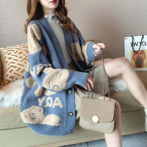 Women Casual Knit Cardigan - Image 13