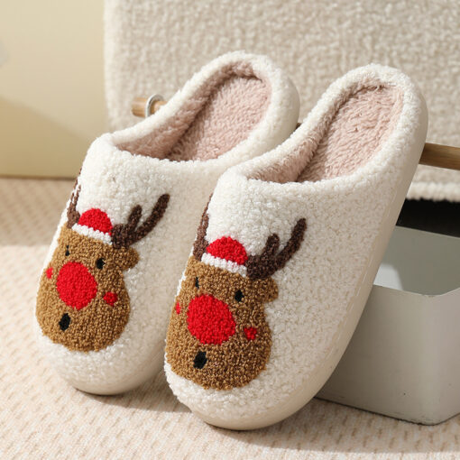 Christmas Embroidered Slipper - Image 3