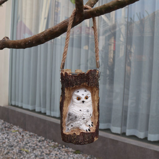 Solar Stump Owl Lamp - Image 16