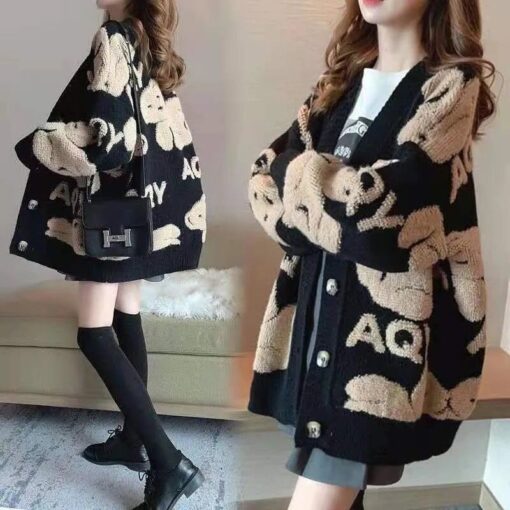 Women Casual Knit Cardigan - Image 15