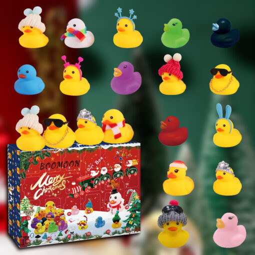 24pcs Advent Calendar Small Yellow Duck - Image 3