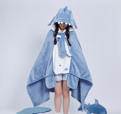 Super Soft Cozy Animal Hooded Shawl - Image 12