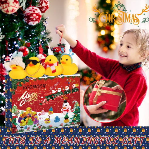 24pcs Advent Calendar Small Yellow Duck - Image 2