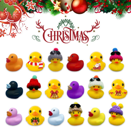 24pcs Advent Calendar Small Yellow Duck - Image 5