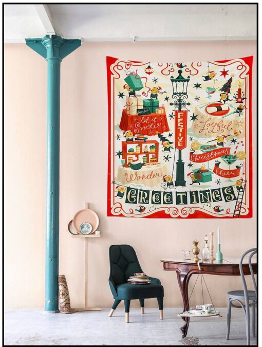 Christmas Wall Hanging Tapestry - Image 2