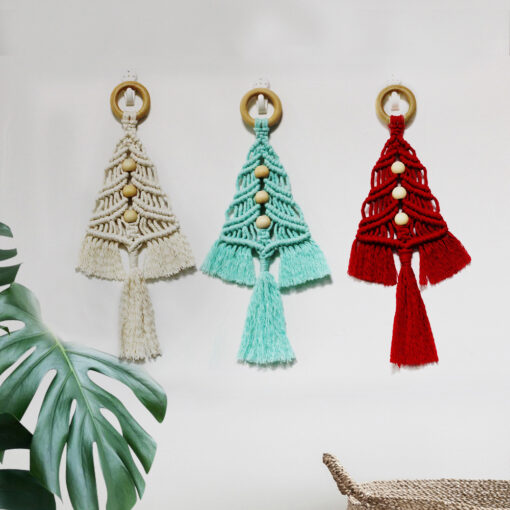 Christmas Tree Macrame DIY Kit - Image 5