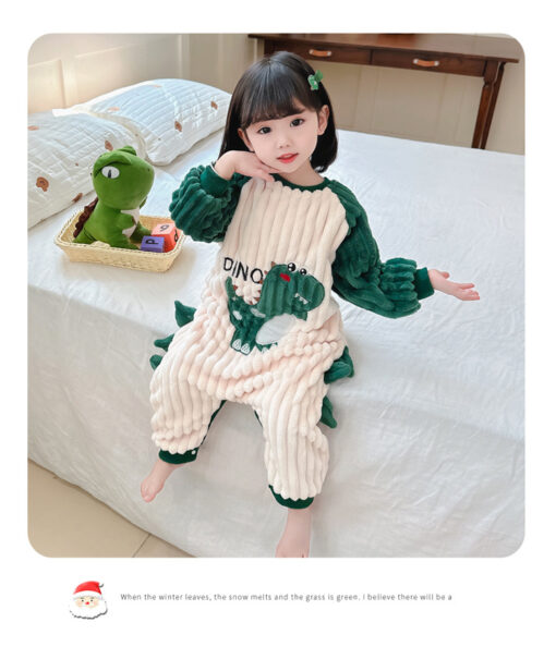 Kid Coral Fleece Jumpsuit - Image 5