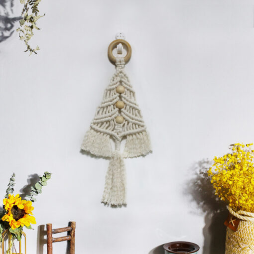 Christmas Tree Macrame DIY Kit - Image 11