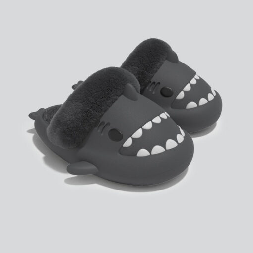 Winter Plush Shark Slides - Image 16