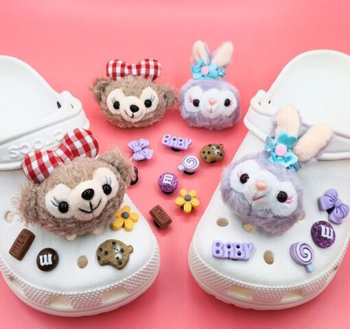 Furry Decoration Plush Clogs - Image 12