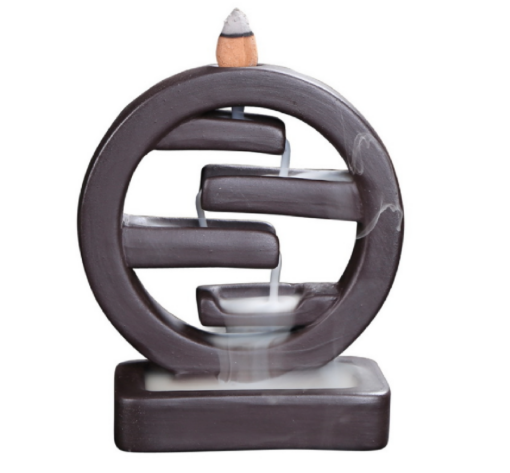 Circle Waterfall Incense Holder with optional Cones - Image 2