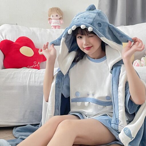 Super Soft Cozy Animal Hooded Shawl - Image 2