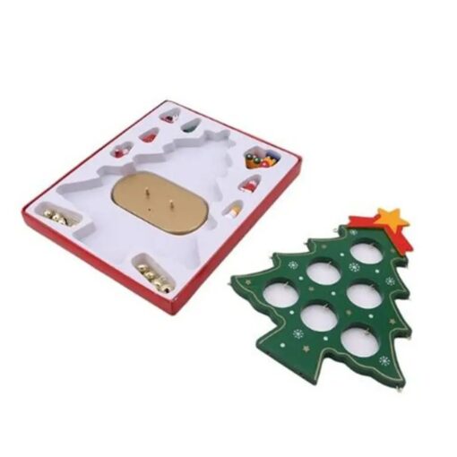 Wooden Christmas Tree with Mini Drop Ornaments - Image 11