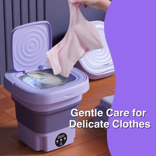 Portable Washing Machine Mini Foldable Small 8L Washer - Image 8