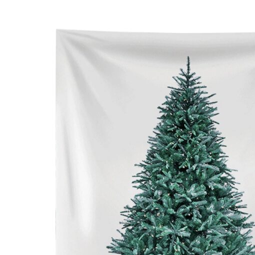 Christmas Tree Wall Hanging Cloth with 10M String Light Tapestry - Image 6