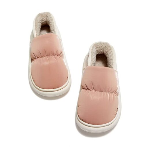 Soft Plush Cozy House Slippers Anti-skid Slip-on Shoes Indoor For Men Winter Shoes - Image 6