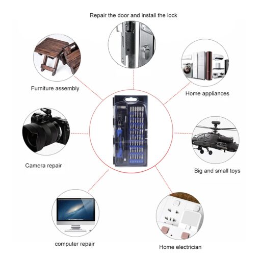 60 in 1  Screwdriver Set Durable Screwdriver Kit Repair Tool - Image 4