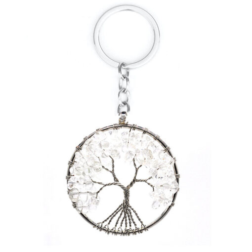 7 Chakra Tree of Life Pendant Necklace or Keyring - Image 5