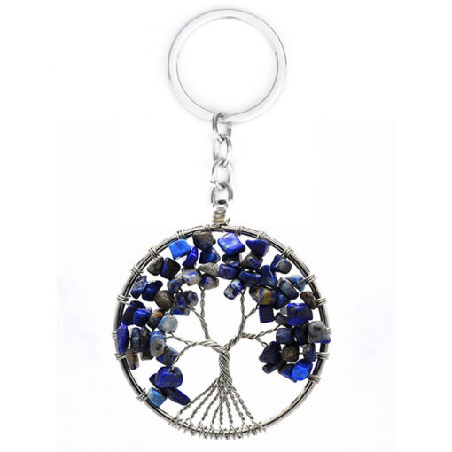 7 Chakra Tree of Life Pendant Necklace or Keyring - Image 6