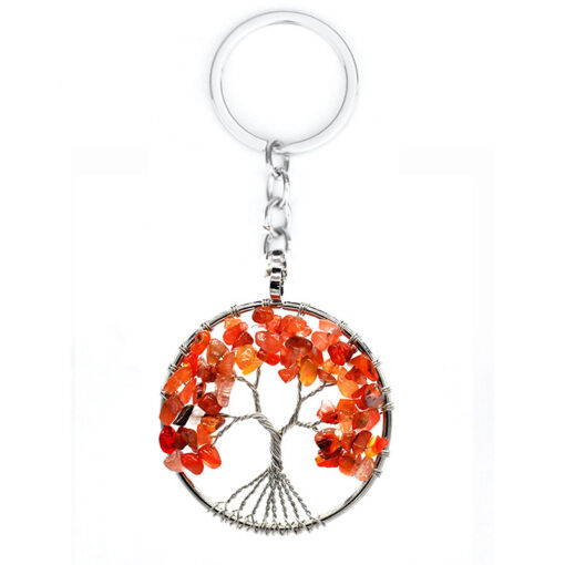 7 Chakra Tree of Life Pendant Necklace or Keyring - Image 7