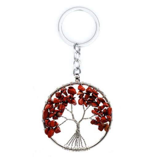 7 Chakra Tree of Life Pendant Necklace or Keyring - Image 9