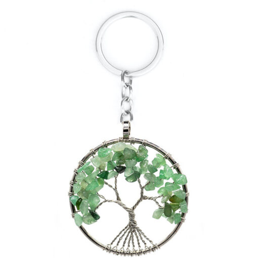 7 Chakra Tree of Life Pendant Necklace or Keyring - Image 10