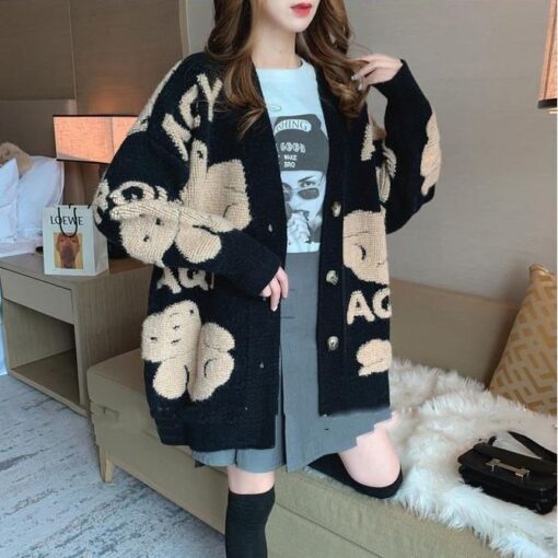 Women Casual Knit Cardigan - Image 8