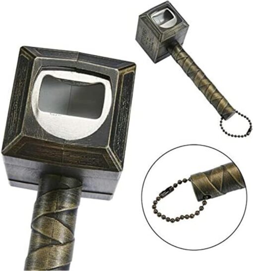 Hammer of Thor Shaped Beer Bottle Opener - Image 7