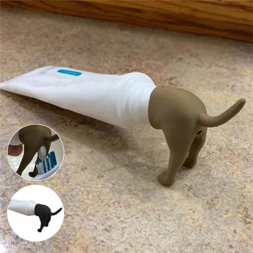 Pooping Dog Butt Toothpaste Topper - Image 3