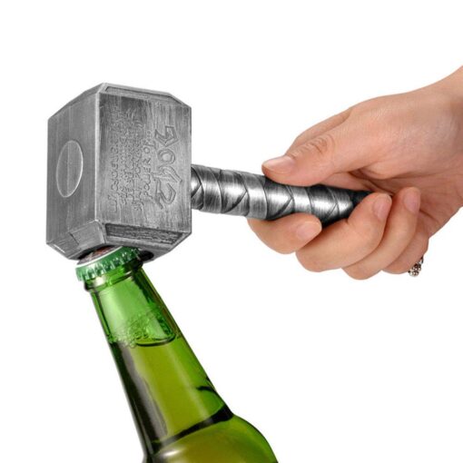 Hammer of Thor Shaped Beer Bottle Opener - Image 2