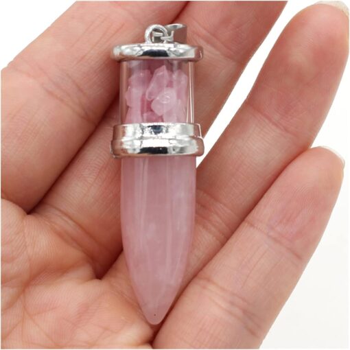 Natural Gem Stone Charms Necklace - Image 13