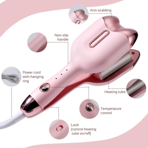 32mm Cat Ear 2 Barrels Egg Rolls Hair Curling Iron - Image 2