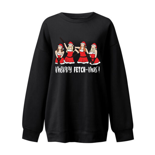 Mean Girls Inspired Merry Fetch-mas Sweatshirt - Image 11