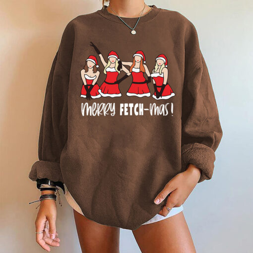 Mean Girls Inspired Merry Fetch-mas Sweatshirt - Image 2