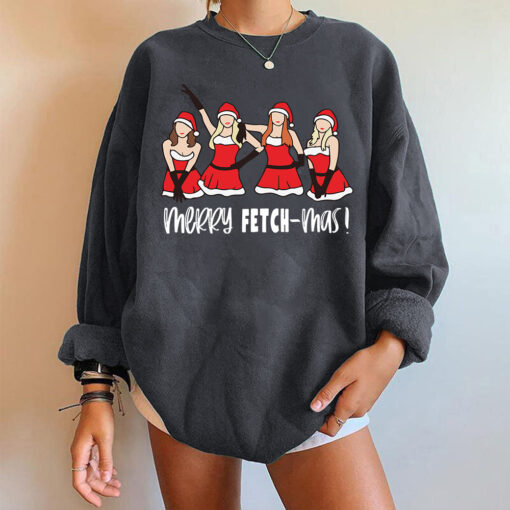 Mean Girls Inspired Merry Fetch-mas Sweatshirt - Image 3