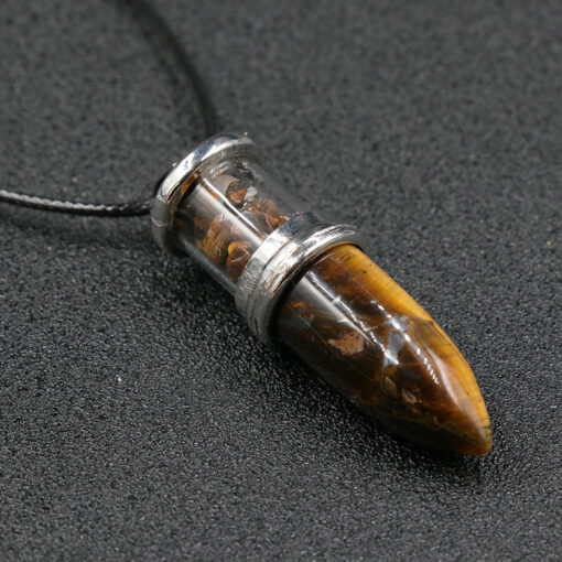 Natural Gem Stone Charms Necklace - Image 8