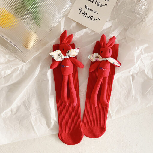 3D Rabbit Doll Funny Socks - Image 7