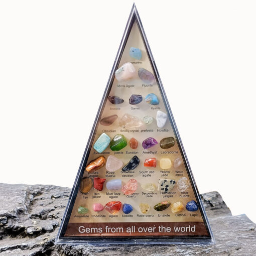 36 PCS/Box Natural Healing Crystals Mineral Specimens Irregular Tumbled Stones Rock Collection Box - Image 6